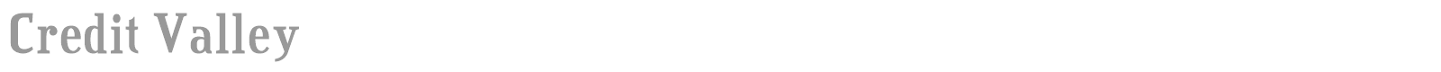 Credit Valley font preview